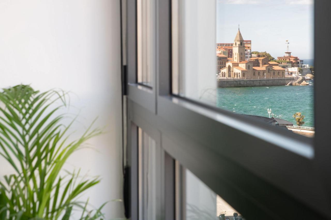 El Mirador Del Nautico Apartman Gijón Kültér fotó
