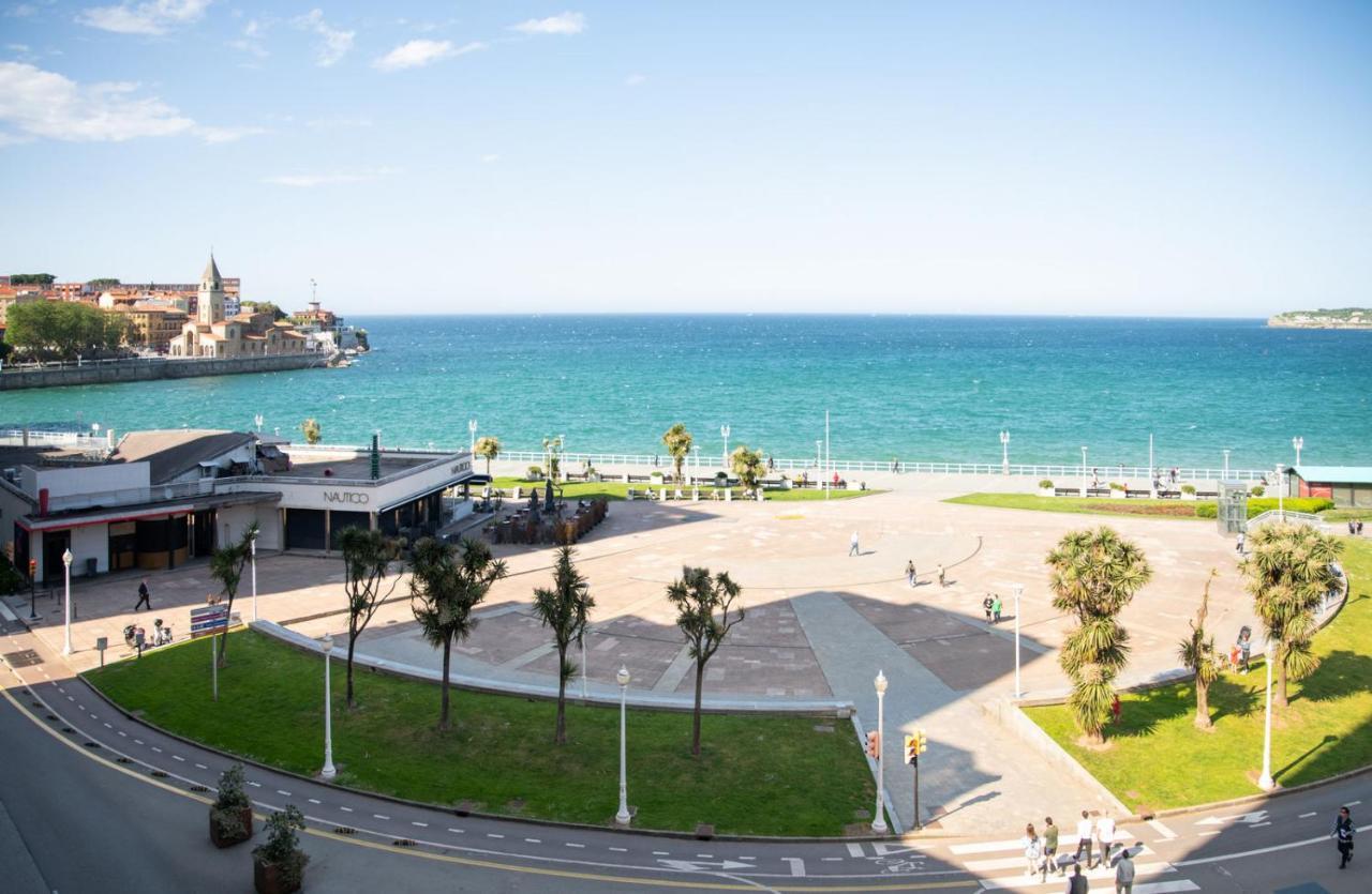 El Mirador Del Nautico Apartman Gijón Kültér fotó